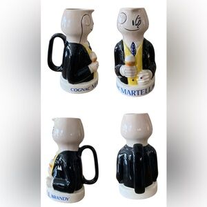Highly collectible Mr Brandyman Sandland Martell Cognac Whiskey jug 1950s.